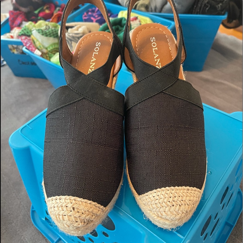 Espadrille wedge sandals